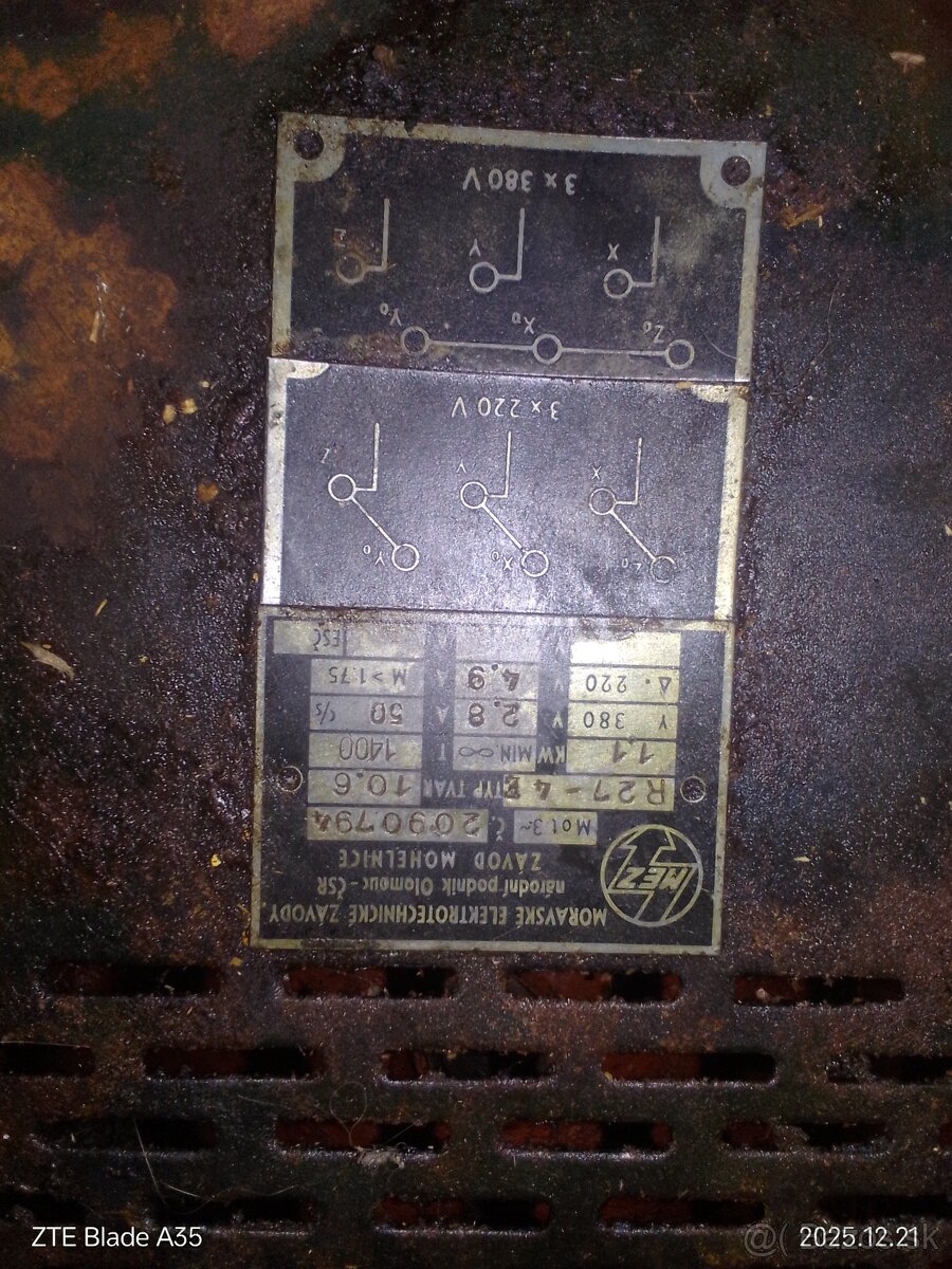 Mlynček na mäso 22ka ( vlček) na 220/380 volt. - 2