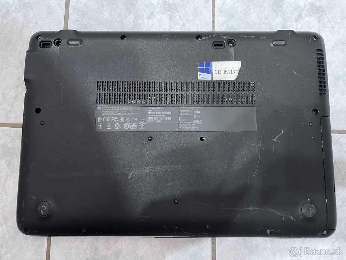 HP ProBook 650 G2 s bateriou - 2