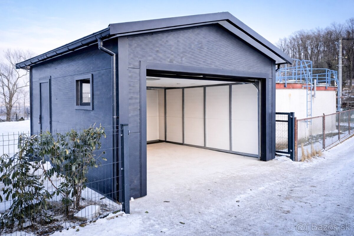 Zateplená garáž 4,5 x 5,5 m - 2