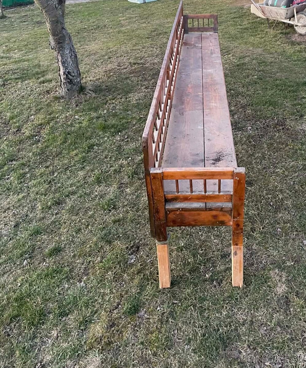 Drevená lavica - "Limbak" - 2