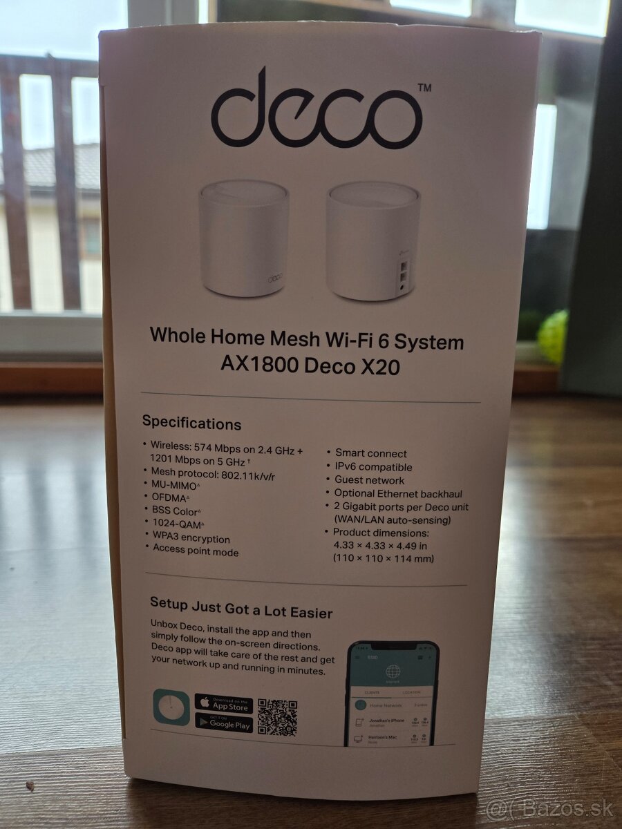 TP link Deco x20 wifi 6 mesh system - 2