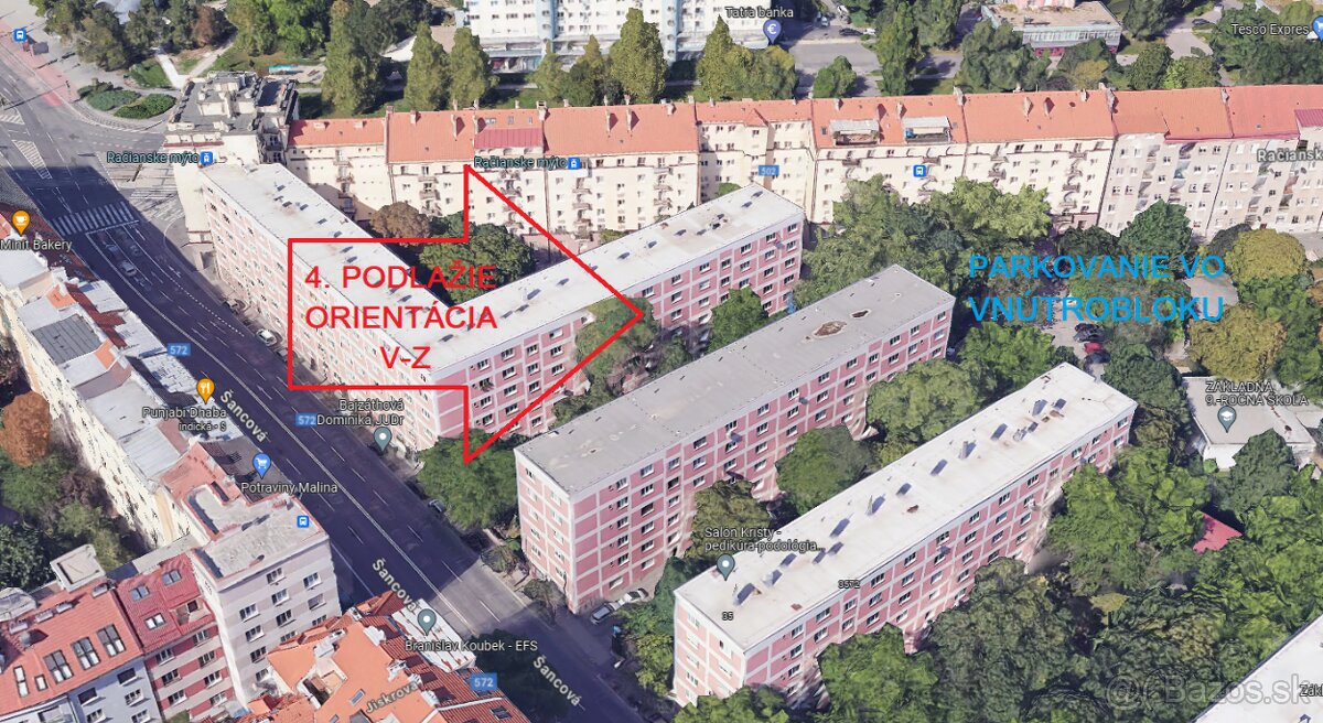 🏢 BÝVANIE NA RAČIANSKOM MÝTE - 2