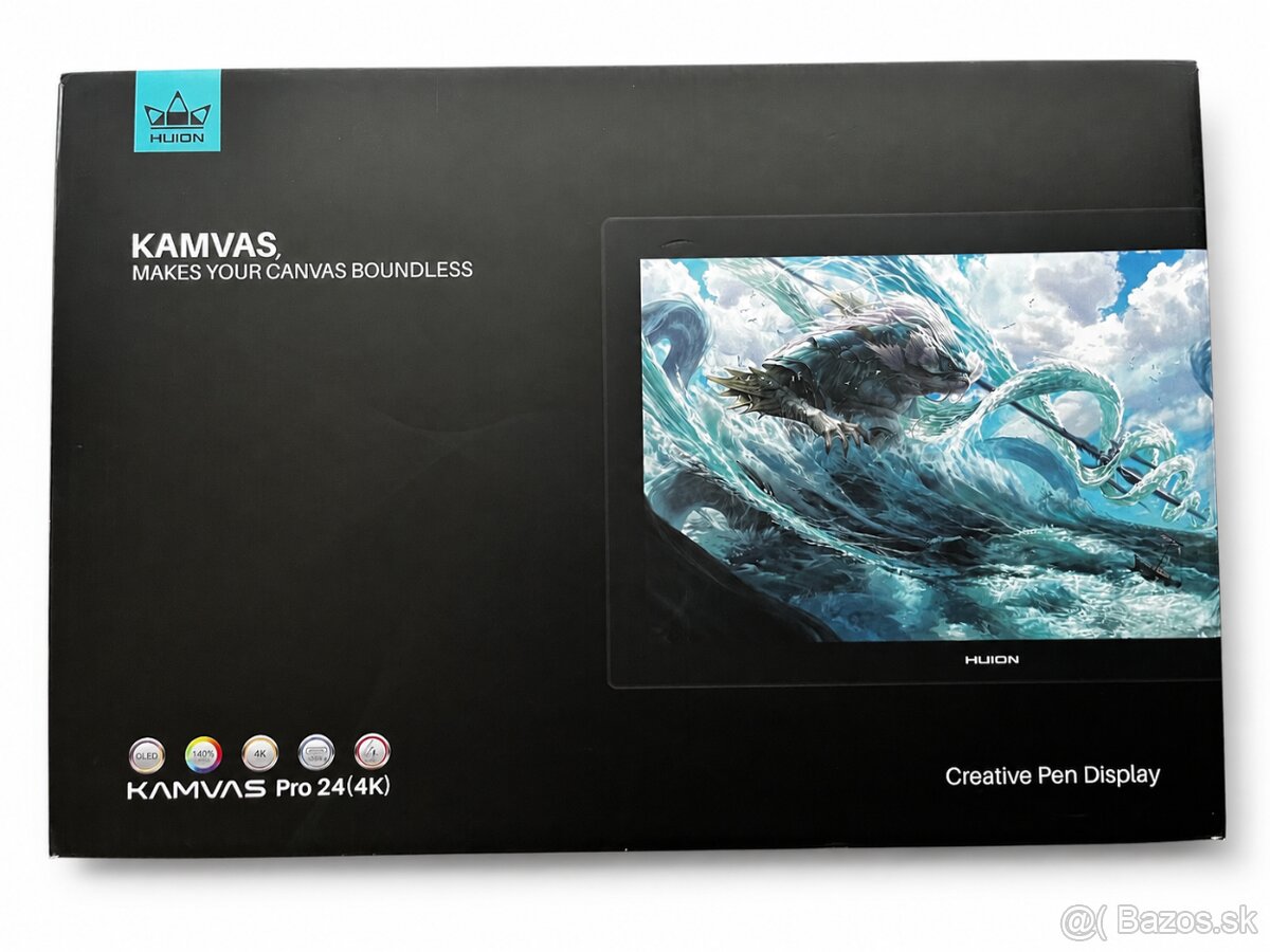 HUION Kamvas Pro 24 4K + Keydial K20 - 2