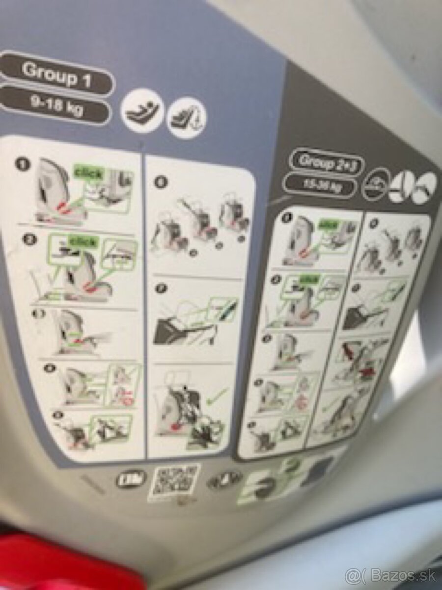 Detská autosedačka Britax (9-36kg) - 2