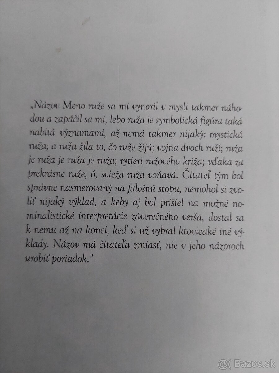 Meno ruže Umberto Eco - 2
