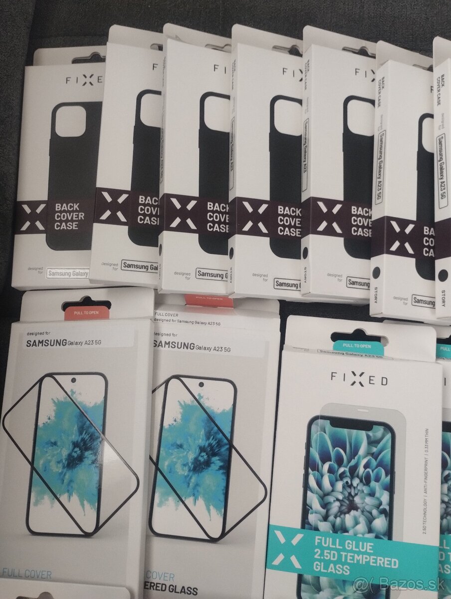 Predám zadné kryty a tvrdené sklo na Samsung Galaxy A23 - 2