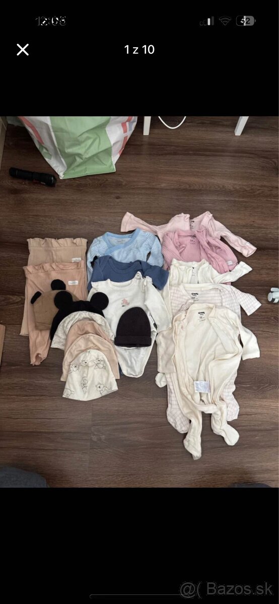 Balík oblečenia 50/56 cca 79ks - 2