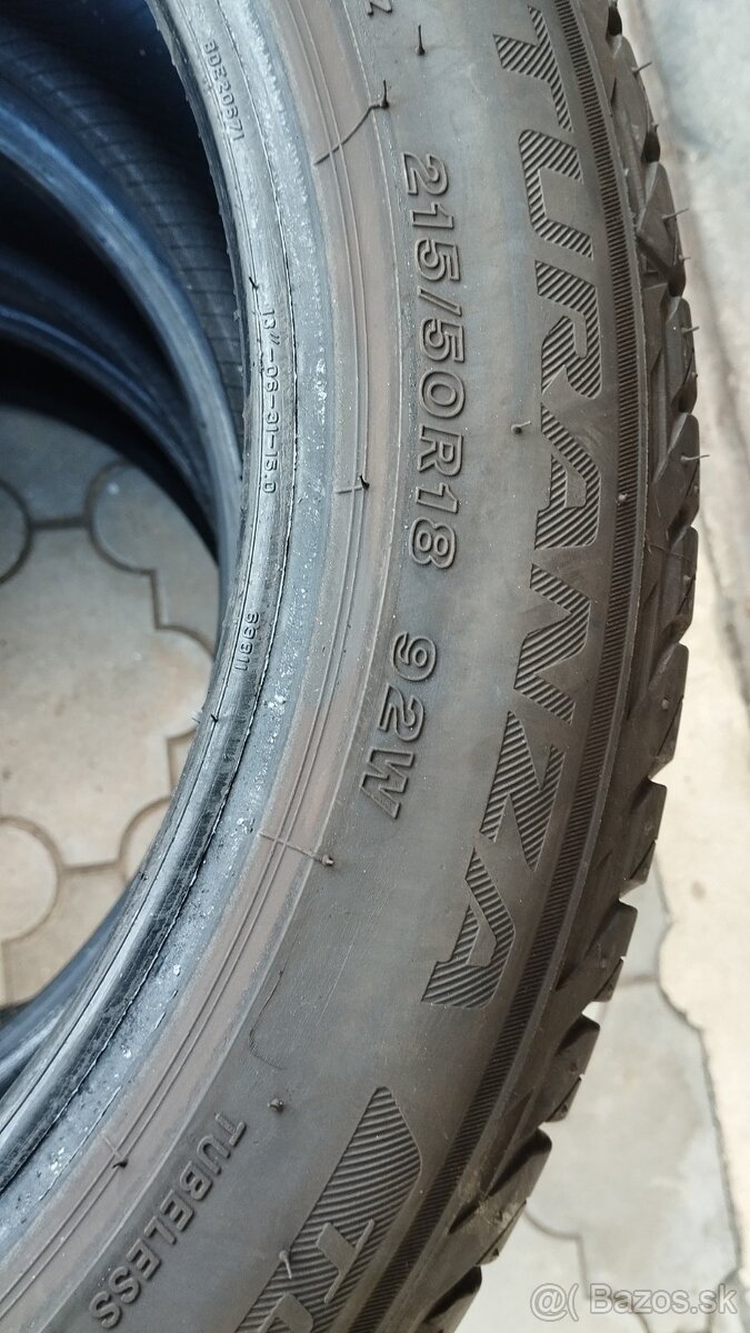 SADA LETNYCH PNEUMATIK BRIDGESTONE 215/50R18 92W - 2