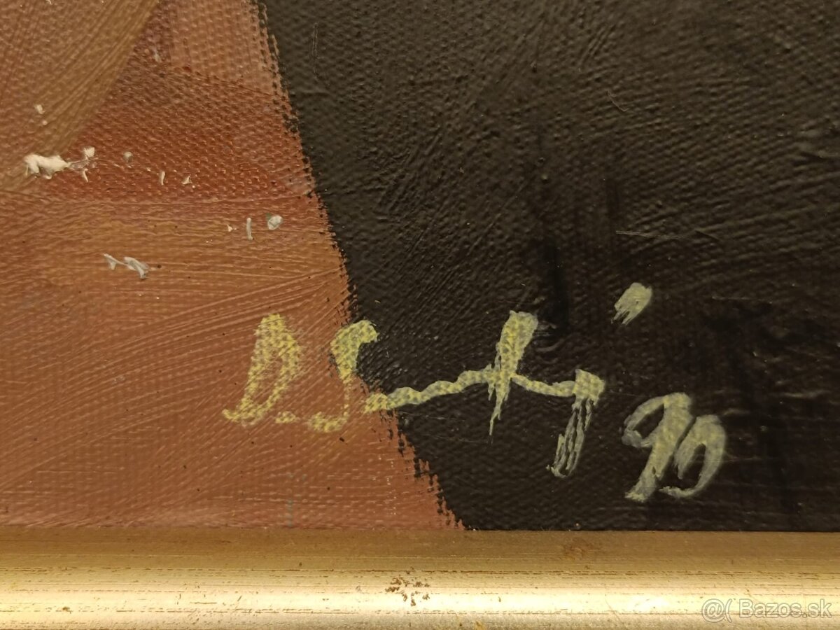 Obraz Dalibor Smutný, Postava, olej plátno 93x72 - 2