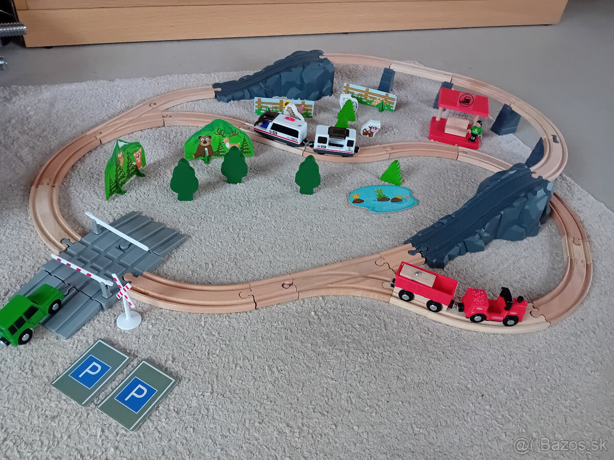 Drevená vláčkodráha zn. Playtive - 2