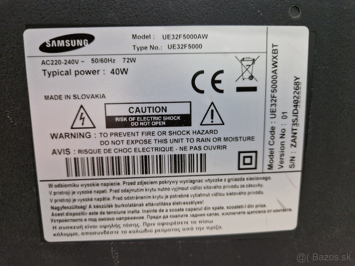 Predam 32palc TV Samsung - 2