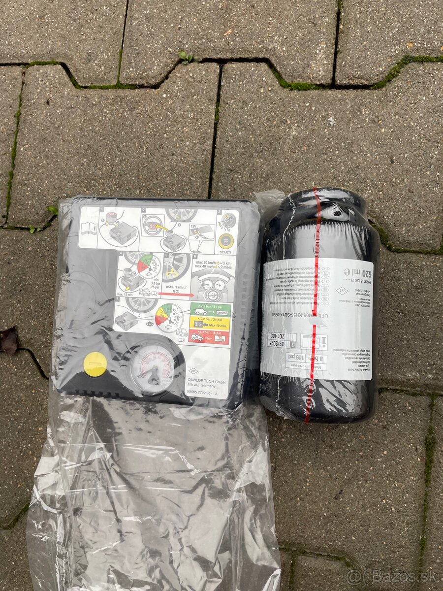 opravná sada defektov plus kompresor DUNLOP - 2