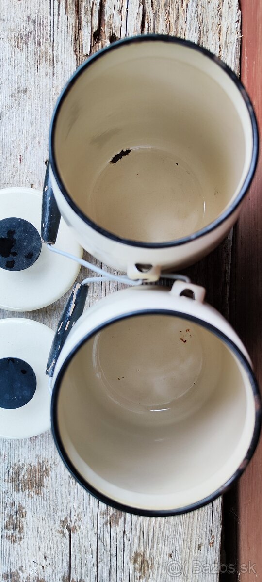 Smaltové kanvice, taniere - 2