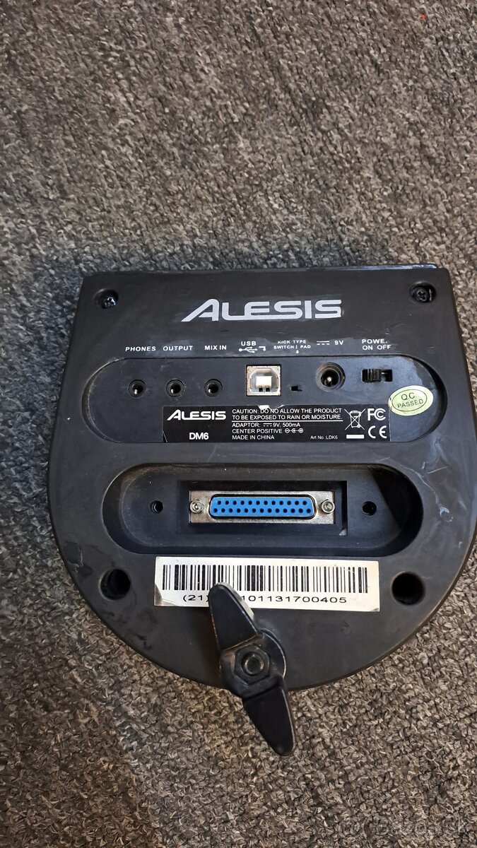 Bicí modul Alesis DM6 + káble + adaptér - 2