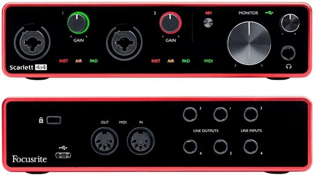 zvuková karta Focusrite Scarlet 4i4 3rd generation - 2