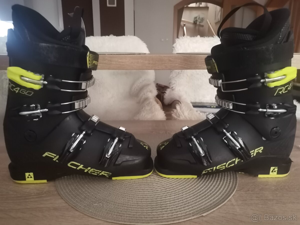 Predám chlapčenské lyžiarky Fischer RC4 60 veľkosť 25,5 - 2