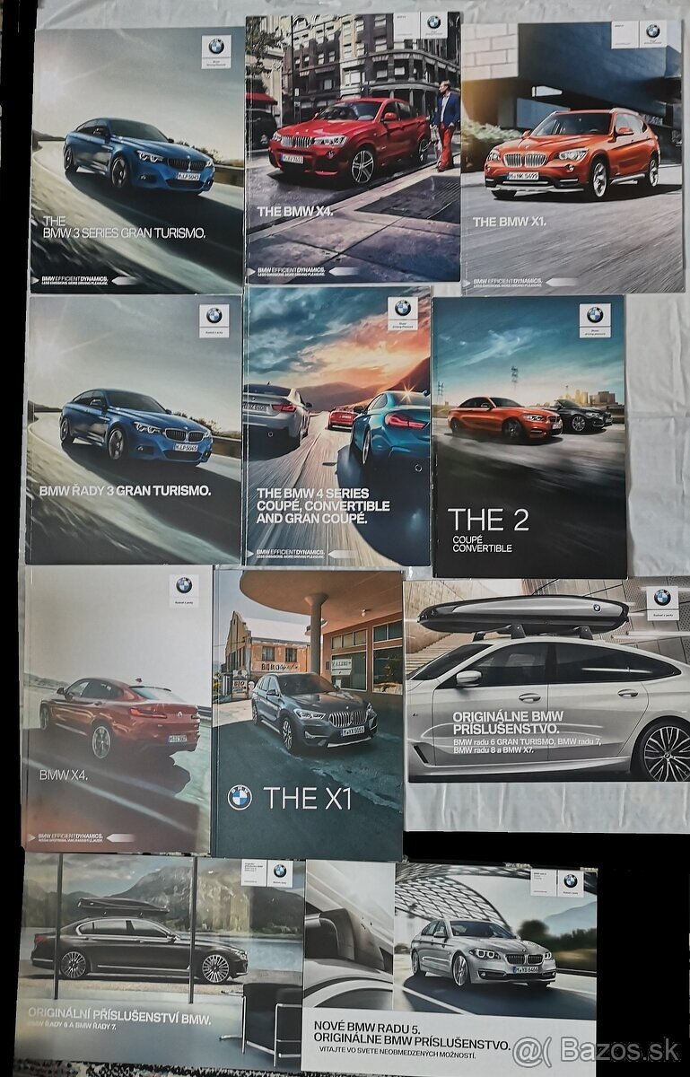 🔥 PREDÁM ZBIERKU ORIGINÁLNE 📘 BMW KATALÓGY / PROSPEKTY - 2