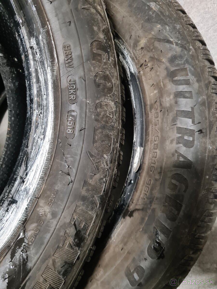 205/60 r16, zimné 2 kusy - 2