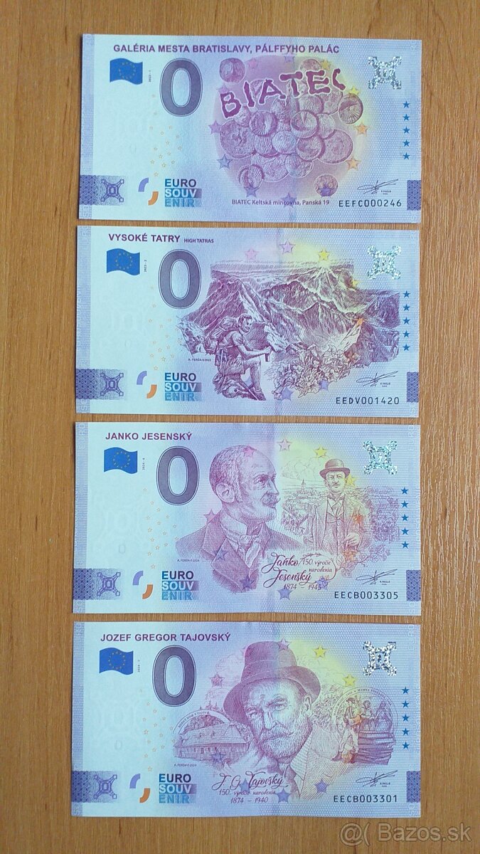 0 euro bankovka, 0 euro souvenir, 0€ bankovka 4 - 2