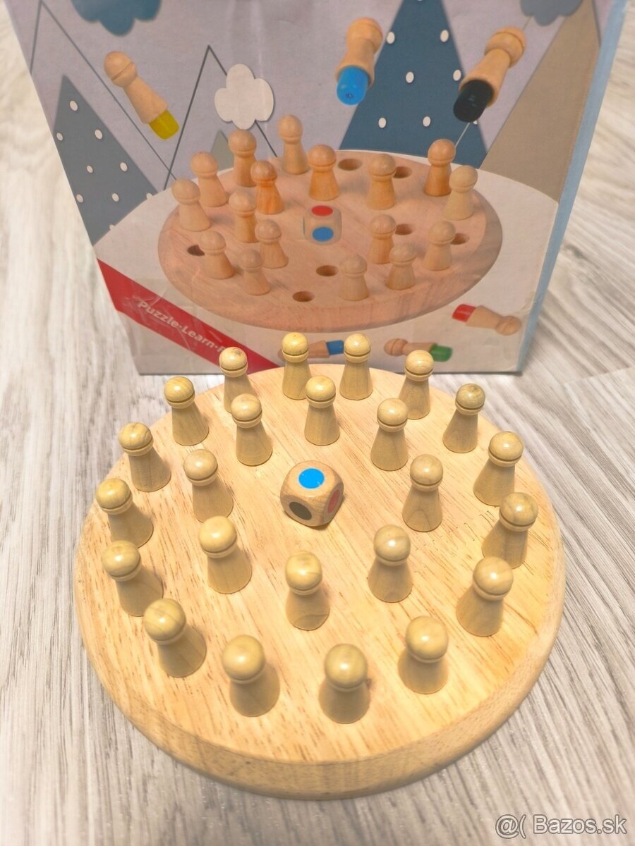 Drevené pexeso a knižka - 2