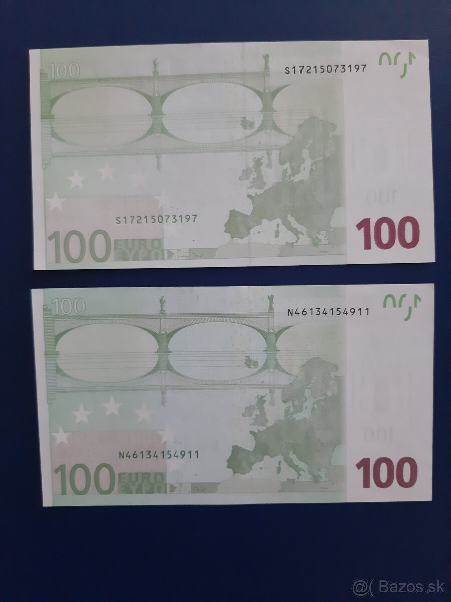 100€ Starý vzor, stav UNC - 2