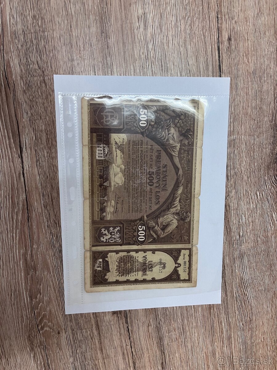 Los - 500 kč 1921 - 2