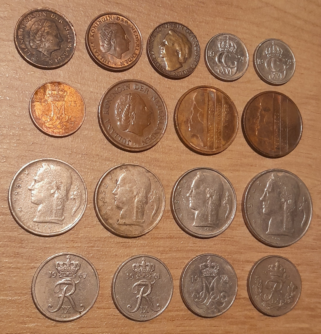 Mince Dánsko, Belgicko, Holandsko, Švédsko - 2