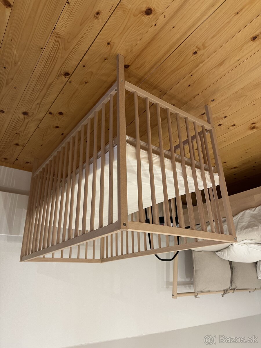 IKEA postielka SNIGLAR + madrac PLUTIG - 2