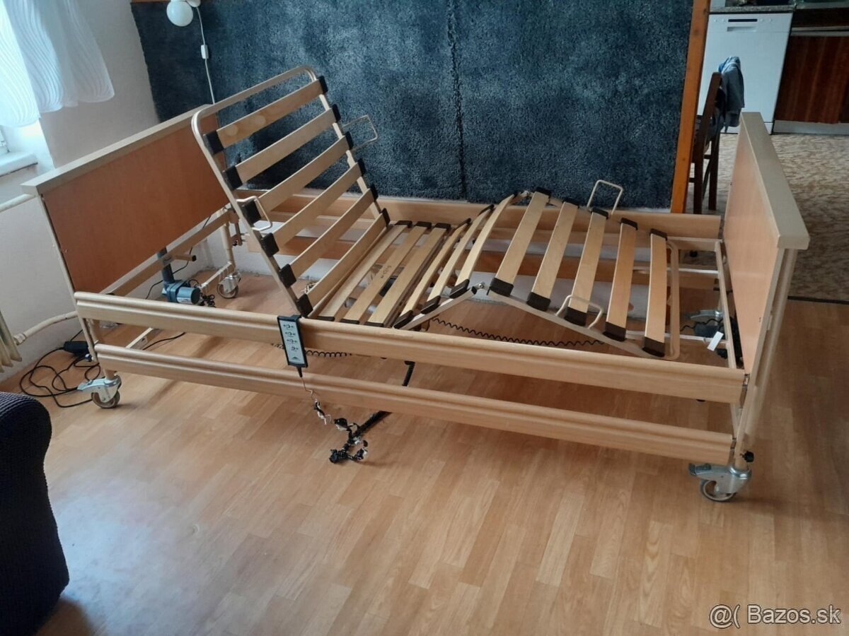 Elektrická polohovateľná posteľ s matracom - 2