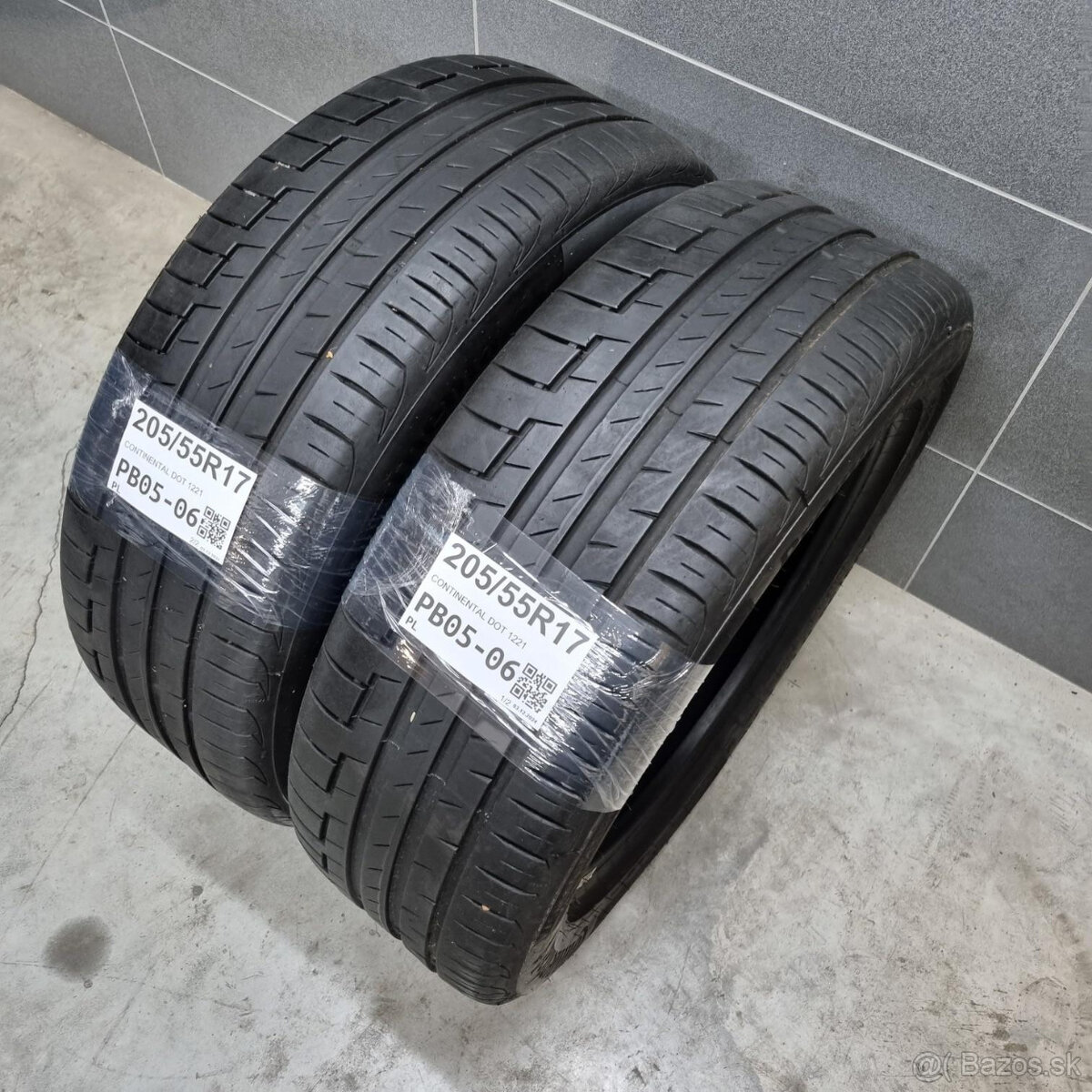 Letné pneumatiky 205/55 R17 CONTINENTAL - 2