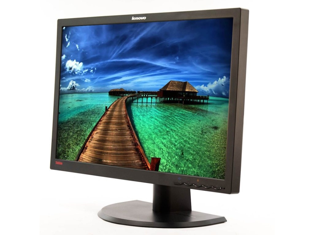 Predám 2× monitor Lenovo L2440p – 24", Full HD, USB hub - 2