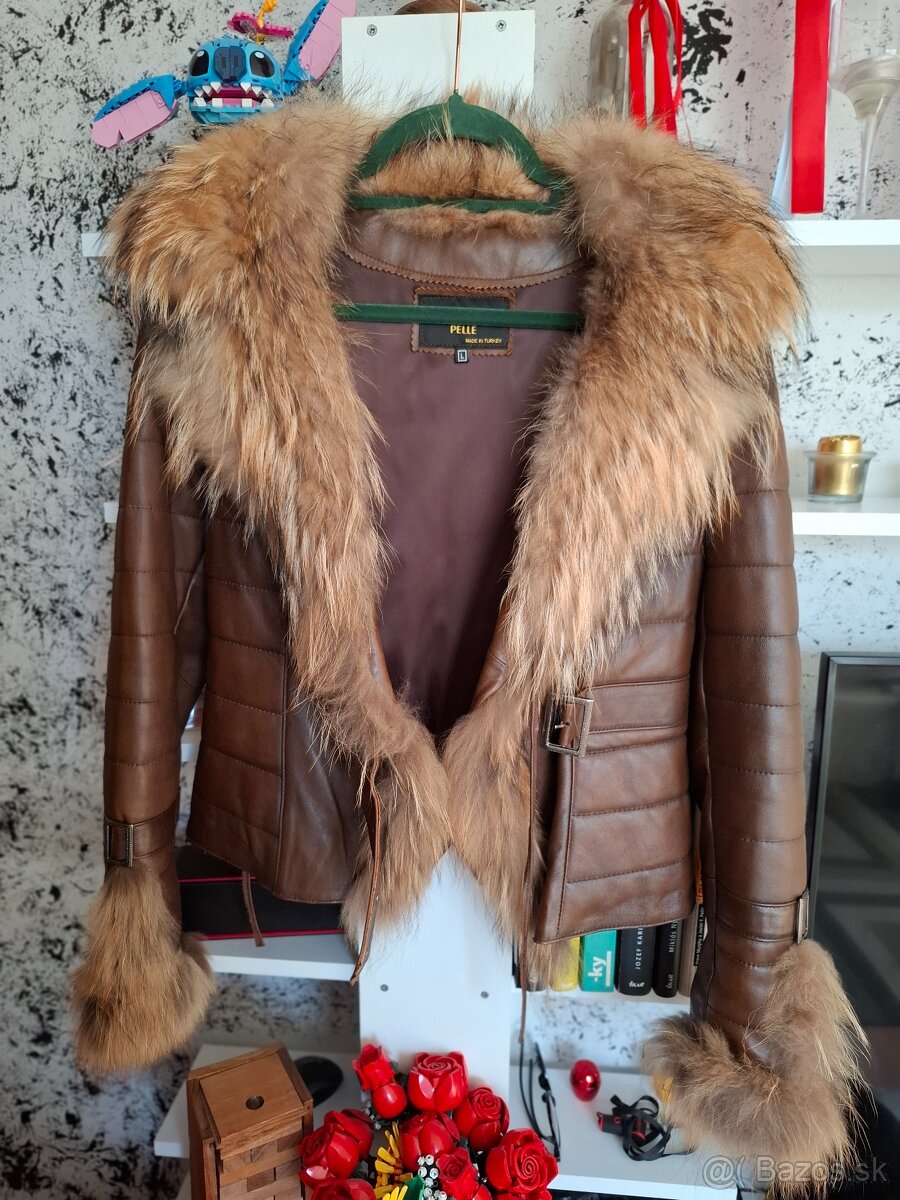 Kožená bunda veľkosť S - 2