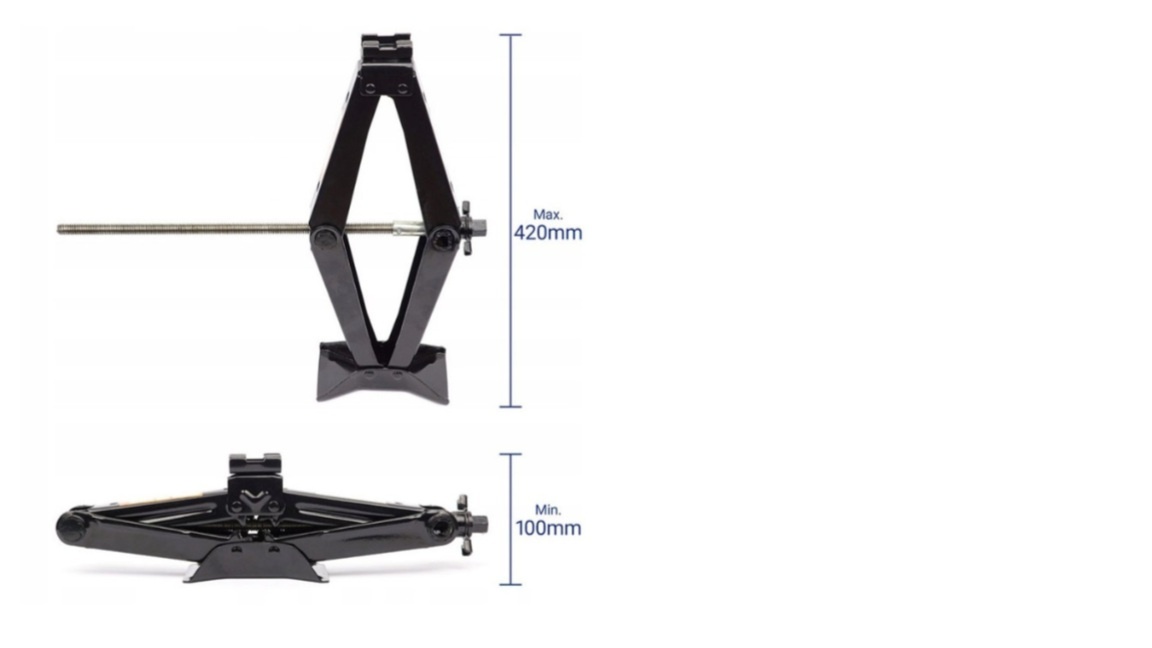 Trapézový zdvihák 2T s teleskopickým kľúčom - 2