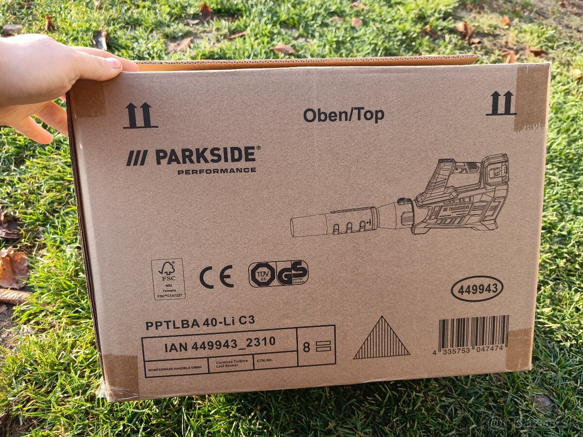 PARKSIDE aku fukac listia / snehu PPTLBA 40-Li C3 - 2