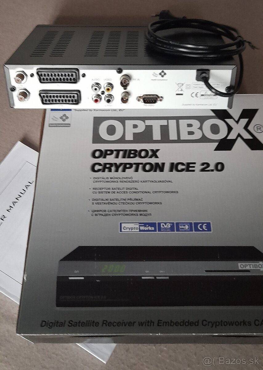 Satelitný prijímač OPTIBOX Crypton ICE 2.0 - 2