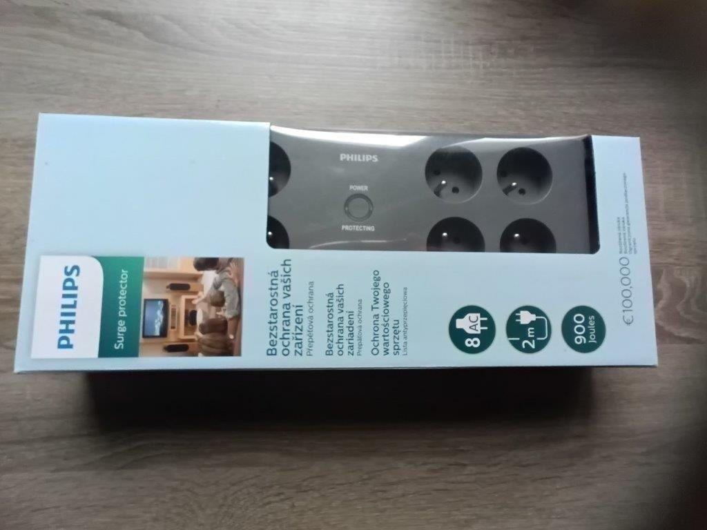 Prepäťová ochrana PHILIPS a SILVERCREST - 8 zásuviek - 2