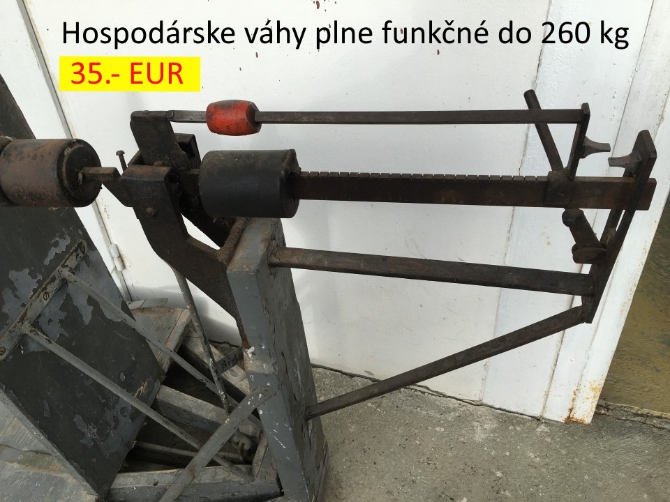Hospodárska váha do 260 kg - 2