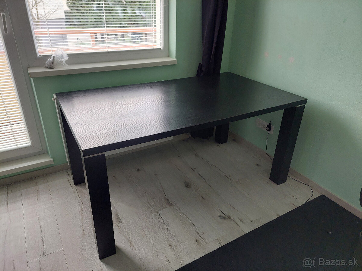Stôl čierny, 160 x 90 - 2