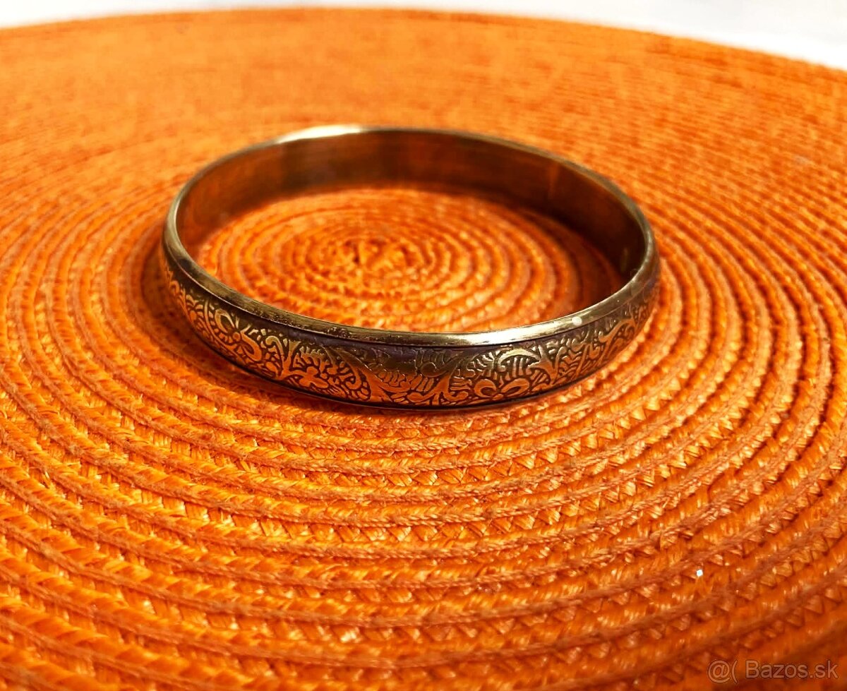 Starožitný gravírovaný náramok - 2