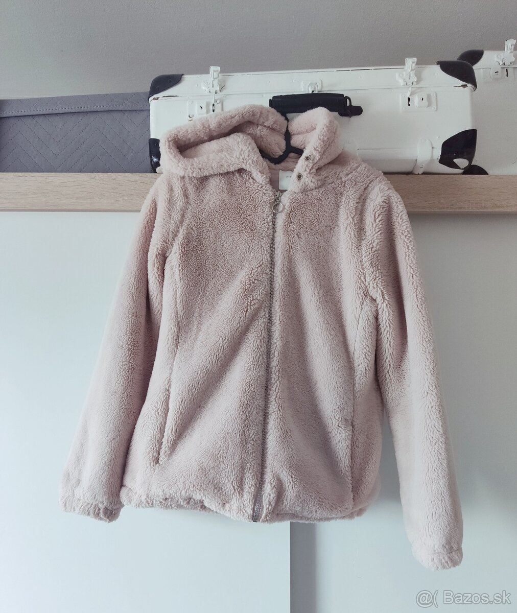Huňatá bunda s kapucňou - 2