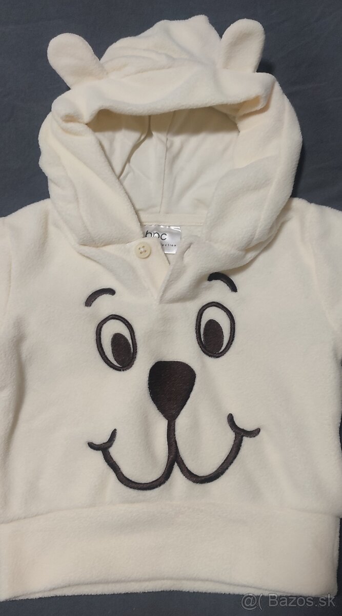 Flísová mikina Bonprix 68/74 nová - 2