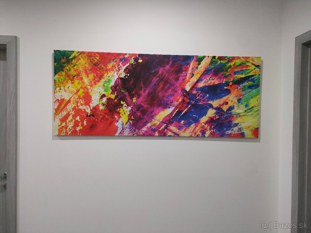 Obraz abstrakt 1,45 x 0,58 - 2