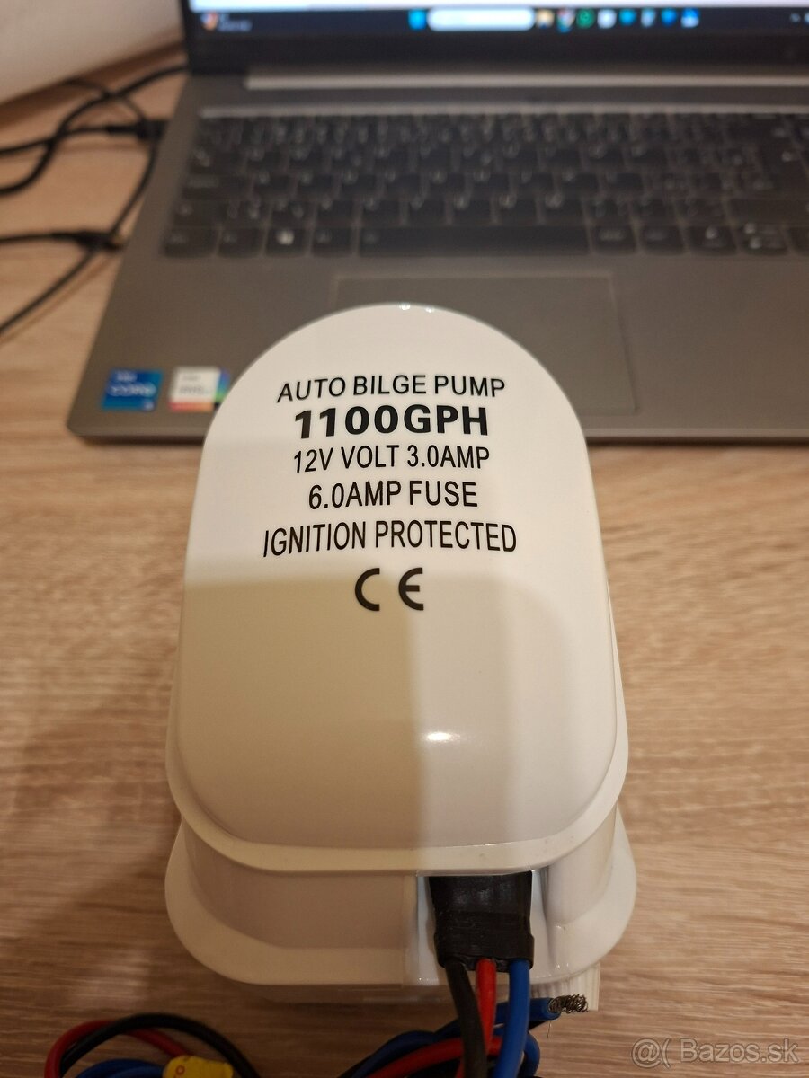 Plne automatické kalové čerpadlo 1100GPH 12V - 2