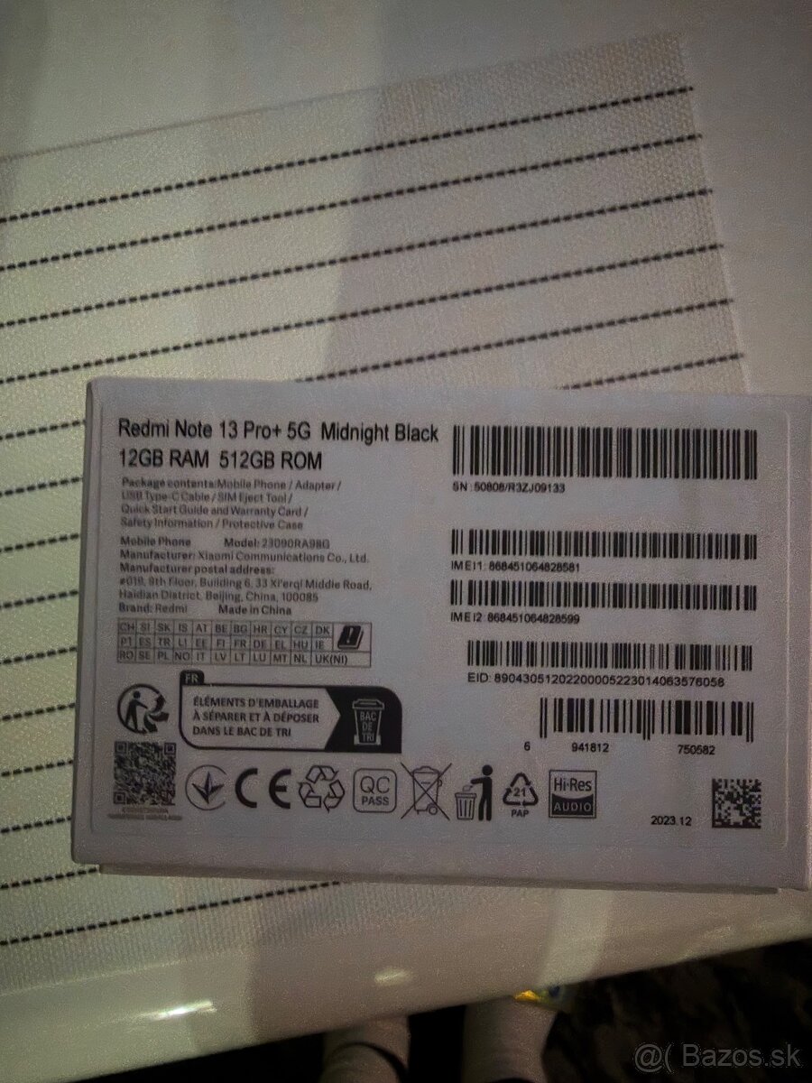 Predám Redmi note 13Pro+ - 2