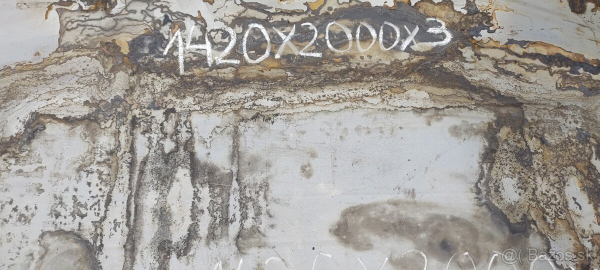 Plech cierný tabulový 2000x1420x3mm - 2