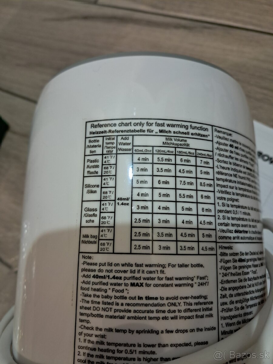 Ohrievac kojeneckych flias - 2