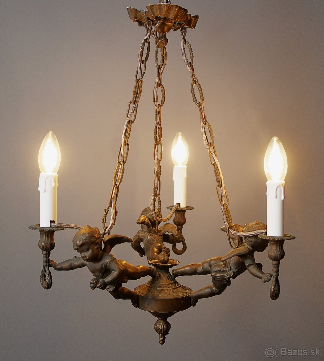 Barokový luster s Putii - 2