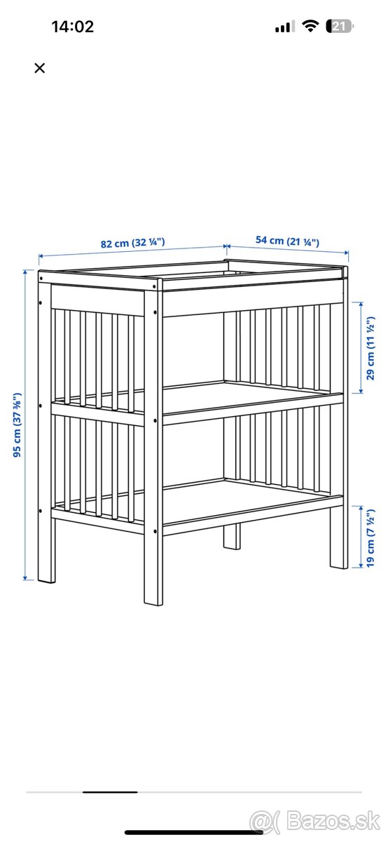 Prebaľovací pult IKEA - 2