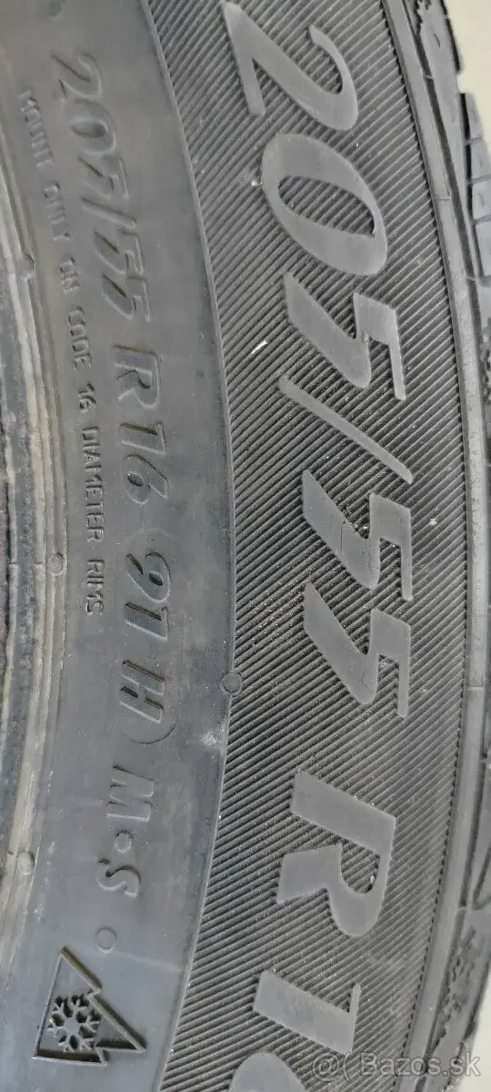 Zimná pneumatika 1ks 205/55 R16 91T Matador Sibir Snow - 2