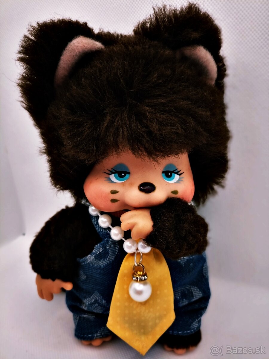 💖Mončičák moncicák monchhichi vzácné Nyamy kotě PELZI - 2